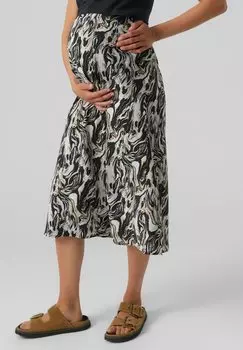 Юбка MAMALICIOUS MLVERONA WO MIDI, черный