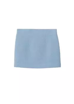Юбка Mango ARTHUR, пастельный синий