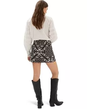 Юбка MANGO Bea Skirt, темно-синий