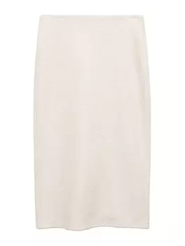 Юбка MANGO BUBLE, экрю