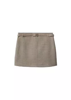 Юбка Mango CHARLOTT, коричневый