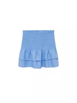 Юбка Mango CHIMA, дымчатый синий