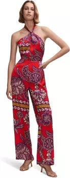 Юбка MANGO Cuba One-Piece Suit, красный