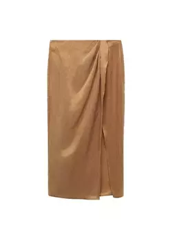 Юбка MANGO Desert, цвет Caramel