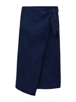 Юбка MANGO Milos, темно-синий