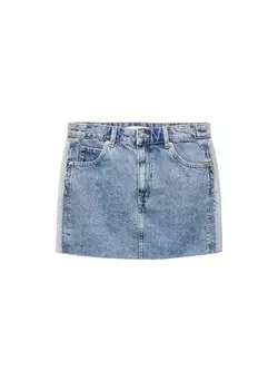 Юбка MANGO Olivia, цвет Blue denim/Light blue