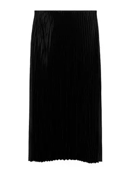 Юбка MANGO Plisado, черный