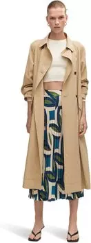Юбка MANGO Quanti Skirt, синий