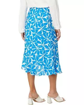 Юбка MANGO Salinas Skirt, синий
