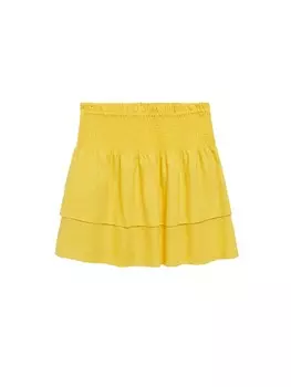 Юбка MANGO Skirt LACI, желтый