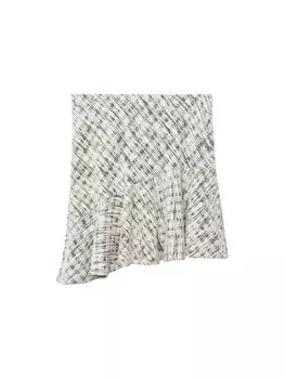 Юбка Mango TWEED, белый