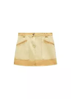 Юбка MANGO Worker, цвет Pueblo/Cappuccino