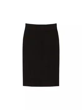 Юбка Marc O'Polo Kompakter Jersey Strick slim, черный