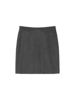 Юбка Marc O'Polo Woll Mini shaped, цвет deep grey melange
