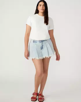 Юбка Marlowe Denim Skort Steve Madden, синий