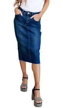 Юбка Марси в синем цвете Judy Blue