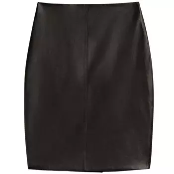 Юбка Massimo Dutti Midi, черный