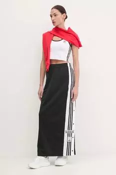 Юбка макси Adibreak Adicolor Adidas Originals, черный