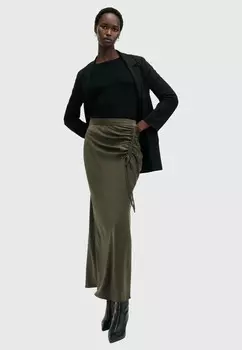 Юбка макси ALEXIA AllSaints, зеленый
