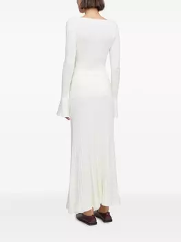 Юбка макси Amber в рубчик Anna Quan, бежевый