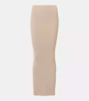 Юбка макси Aprile1234 из крепа с высокой талией Max Mara, Solido