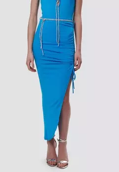 Юбка макси ASYMMETRIC INFLUENCER, синий