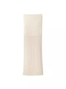 Юбка макси Bershka Skirt, белый