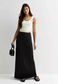 Юбка макси BIAS CUT New Look, черный