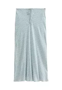 Юбка макси BIAS CUT New Look, синий