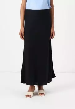 Юбка макси BLEND BIAS CUT MAXI Abercrombie & Fitch, черный