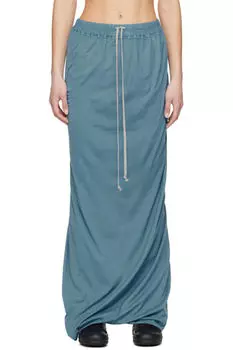 Юбка макси Blue Hollywood Pull On Pillar Rick Owens DRKSHDW