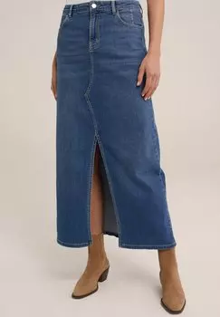 Юбка макси BLUE RIDGE WE Fashion, цвет blue