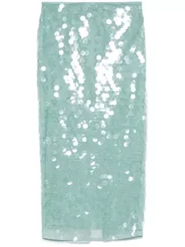 Юбка макси Casey STAUD, зеленый