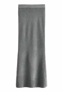 Юбка макси CO-ORD SPARKLE COLUMN REGULAR FIT Next, серый