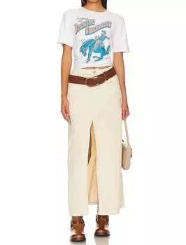 Юбка макси Come As You Are Cord из бука Free People, цвет beechwood