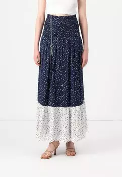 Юбка макси CONVERTIBLE SKIRT TO DRESS Pepe Jeans, синий