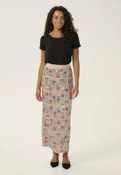 Юбка макси CULTURE Culture, золотой