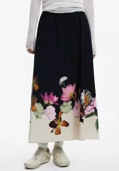 Юбка макси Desigual, черный