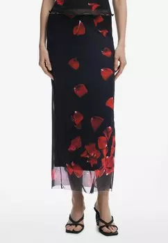 Юбка макси Desigual, черный