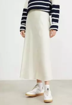 Юбка макси DKNY SLIP MIDI SKIRT, светлый городской хаки