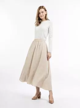 Юбка макси Dreimaster, бежевый