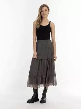 Юбка макси Dreimaster, черный