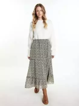 Юбка макси Dreimaster, зеленый