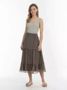 Юбка макси Dreimaster, зеленый