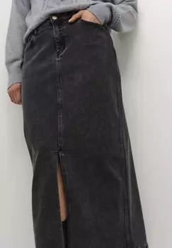 Юбка макси EBBA Cream, черный деним