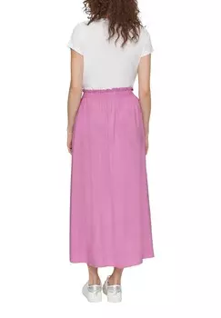 Юбка макси ELASTISCHEM BUND HIGH RISE QS, фиолетовый