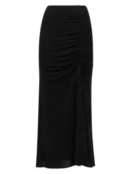 Юбка макси Eleanor со сборками Reiss, черный