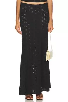 Юбка макси elise Tularosa, черный