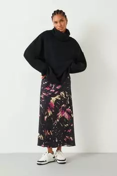 Юбка макси Emeri Hush, черный