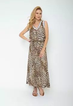 Юбка макси Emily van den Bergh, бежевый